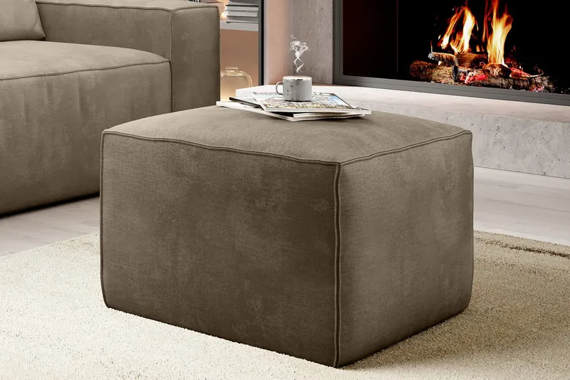 Kamli Fotpall - Beige - Möbler - Stolar & fåtöljer - Pall & puff - Fotpall