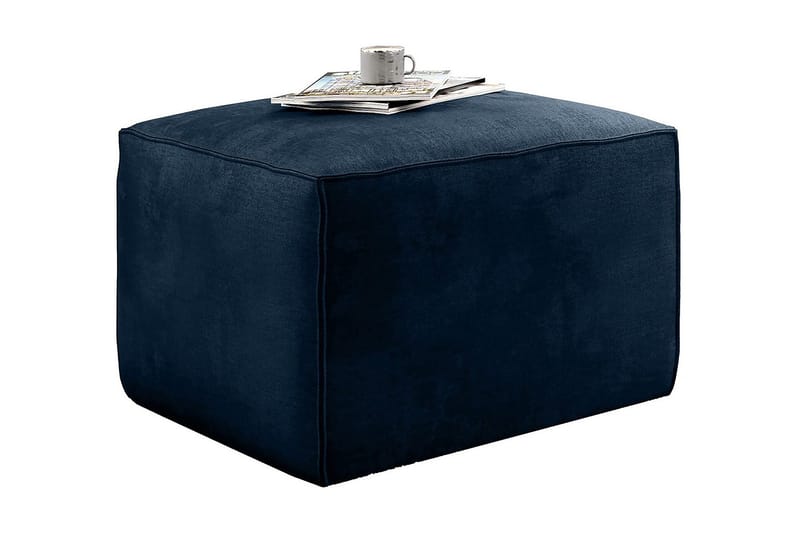 Kamli Fotpall - Blå - Möbler - Stolar & fåtöljer - Pall & puff - Fotpall