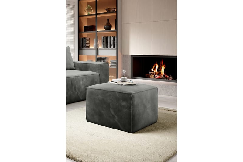 Kamli Fotpall - Grå - Möbler - Stolar & fåtöljer - Pall & puff - Fotpall