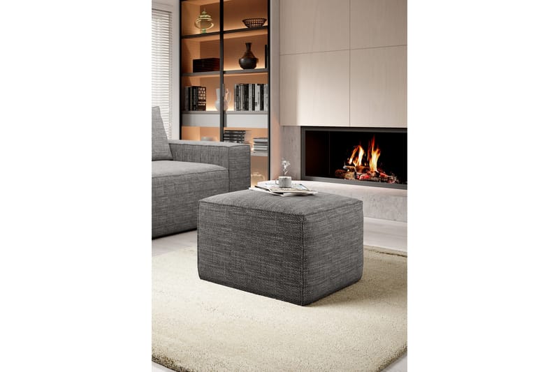 Kamli Fotpall - Grå - Möbler - Stolar & fåtöljer - Pall & puff - Fotpall