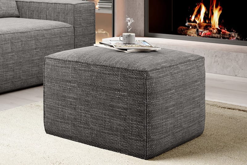 Kamli Fotpall - Grå - Möbler - Stolar & fåtöljer - Pall & puff - Fotpall