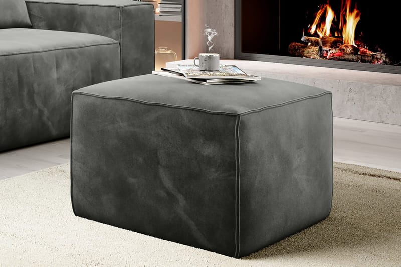 Kamli Fotpall - Grå - Möbler - Stolar & fåtöljer - Pall & puff - Fotpall