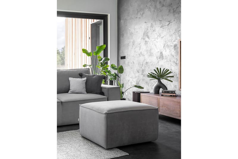 Kamli Fotpall - Grå - Möbler - Stolar & fåtöljer - Pall & puff - Fotpall