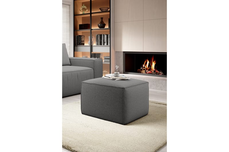 Kamli Fotpall - Grå - Möbler - Stolar & fåtöljer - Pall & puff - Fotpall
