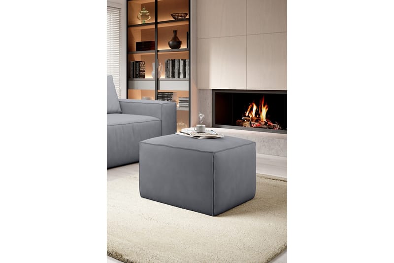 Kamli Fotpall - Grå - Möbler - Stolar & fåtöljer - Pall & puff - Fotpall