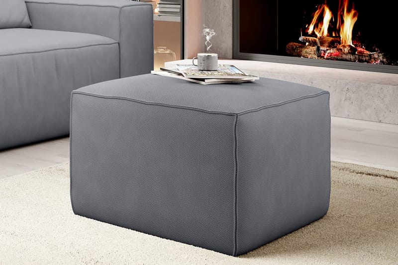 Kamli Fotpall - Grå - Möbler - Stolar & fåtöljer - Pall & puff - Fotpall