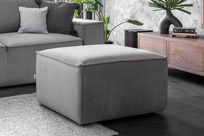 Kamli Fotpall - Grå - Möbler - Stolar & fåtöljer - Pall & puff - Fotpall