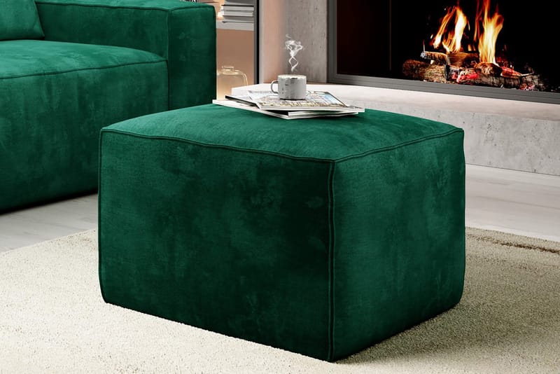 Kamli Fotpall - Grön - Möbler - Stolar & fåtöljer - Pall & puff - Fotpall