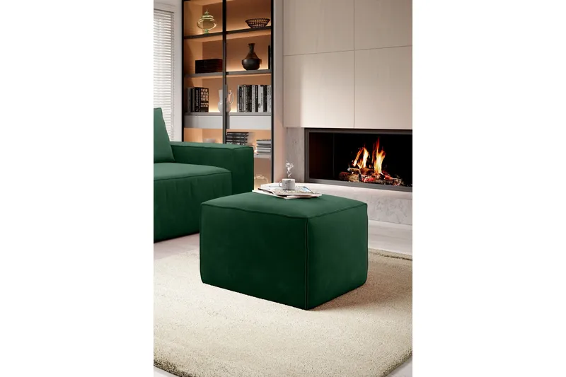Kamli Fotpall - Grön - Möbler - Stolar & fåtöljer - Pall & puff - Fotpall