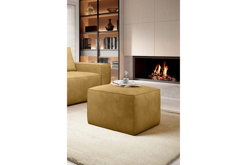 Kamli Fotpall - Gul - Möbler - Stolar & fåtöljer - Pall & puff - Fotpall