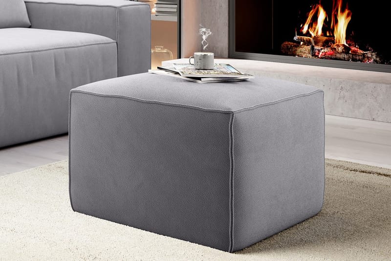 Kamli Fotpall - Ljusgrå - Möbler - Stolar & fåtöljer - Pall & puff - Fotpall