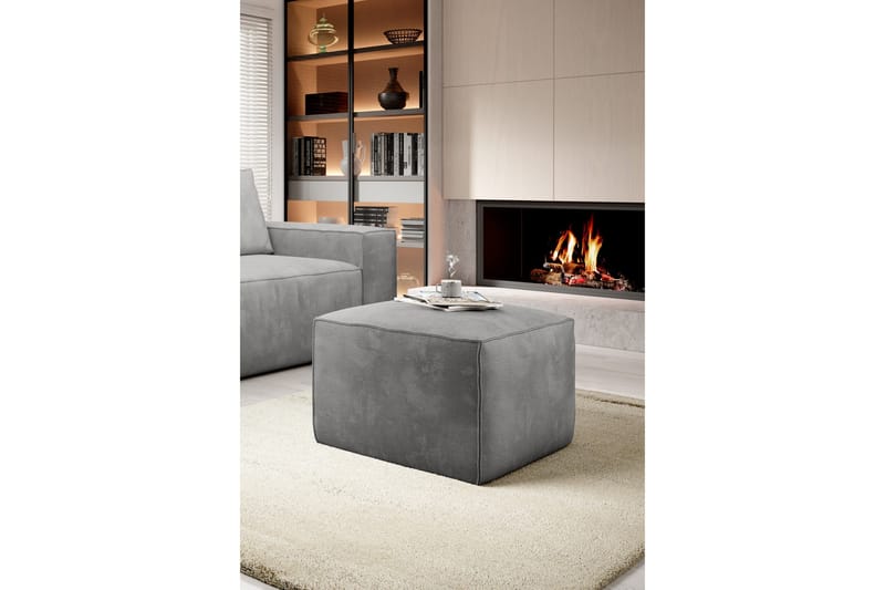 Kamli Fotpall - Ljusgrå - Möbler - Stolar & fåtöljer - Pall & puff - Fotpall