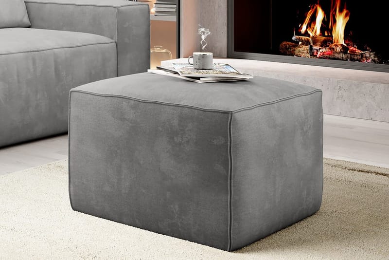 Kamli Fotpall - Ljusgrå - Möbler - Stolar & fåtöljer - Pall & puff - Fotpall