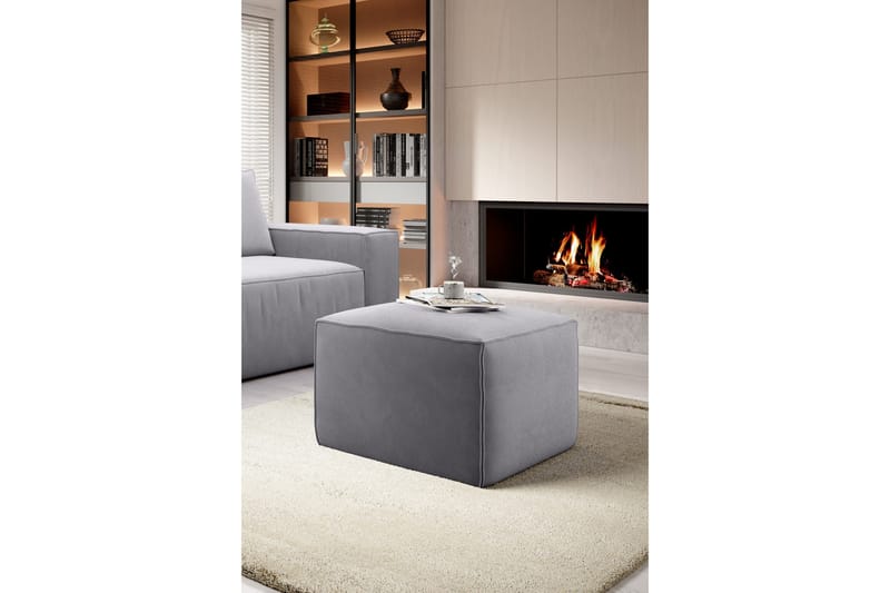 Kamli Fotpall - Ljusgrå - Möbler - Stolar & fåtöljer - Pall & puff - Fotpall