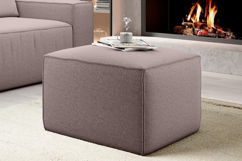 Kamli Fotpall - Ljusrosa - Möbler - Stolar & fåtöljer - Pall & puff - Fotpall