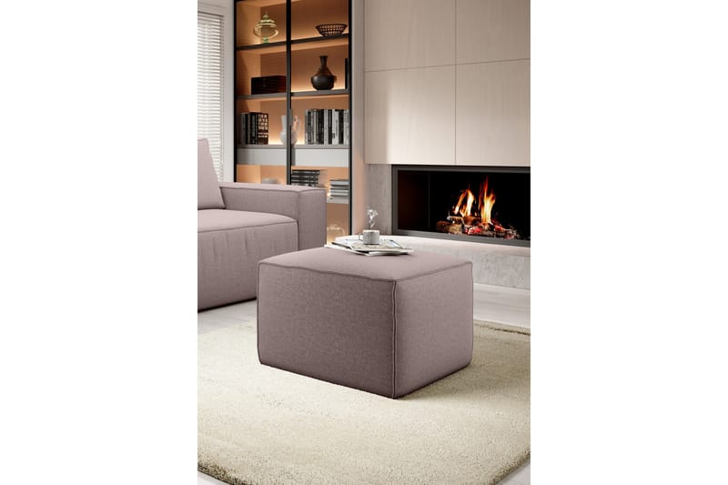 Kamli Fotpall - Ljusrosa - Möbler - Stolar & fåtöljer - Pall & puff - Fotpall