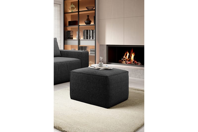 Kamli Fotpall - Mörkgrå - Möbler - Stolar & fåtöljer - Pall & puff - Fotpall