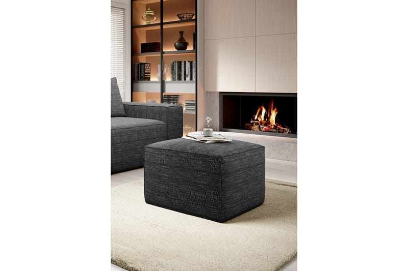 Kamli Fotpall - Mörkgrå - Möbler - Stolar & fåtöljer - Pall & puff - Fotpall