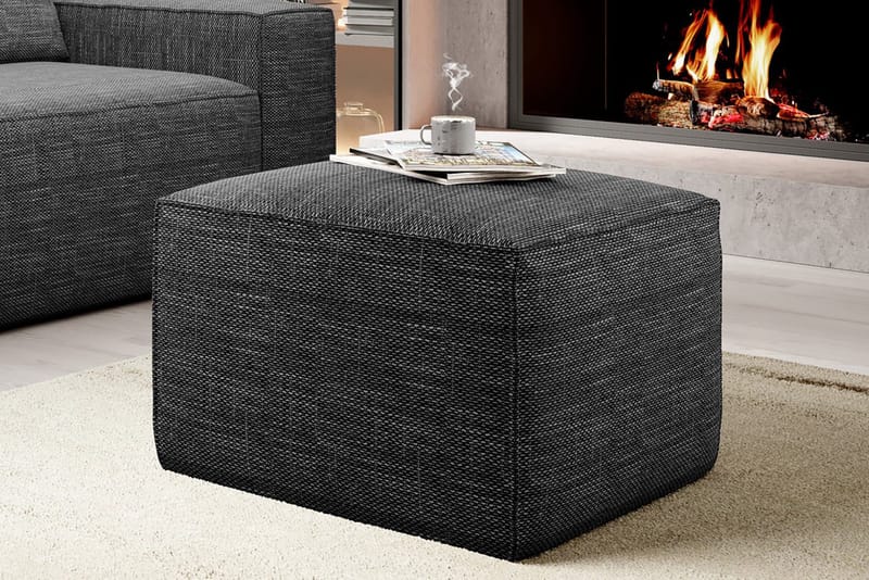 Kamli Fotpall - Mörkgrå - Möbler - Stolar & fåtöljer - Pall & puff - Fotpall