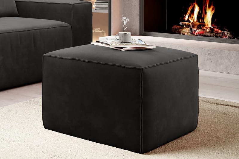 Kamli Fotpall - Mörkgrå - Möbler - Stolar & fåtöljer - Pall & puff - Fotpall