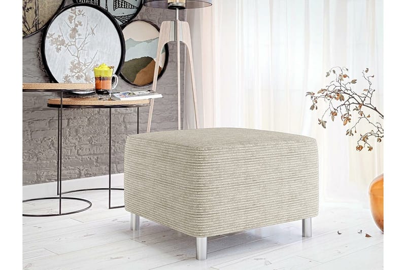 Kintore Fotpall 56 cm beige - Möbler - Stolar & fåtöljer - Pall & puff - Fotpall