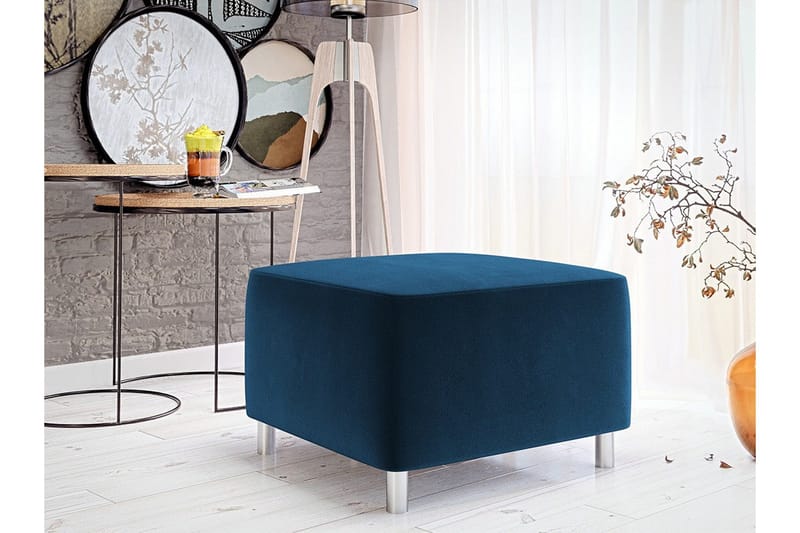 Kintore Fotpall 56 cm Dark blue - Möbler - Stolar & fåtöljer - Pall & puff - Fotpall