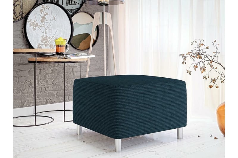 Kintore Fotpall 56 cm Dark blue - Möbler - Stolar & fåtöljer - Pall & puff - Fotpall
