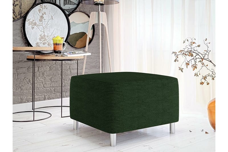Kintore Fotpall 56 cm Dark green - Möbler - Stolar & fåtöljer - Pall & puff - Fotpall