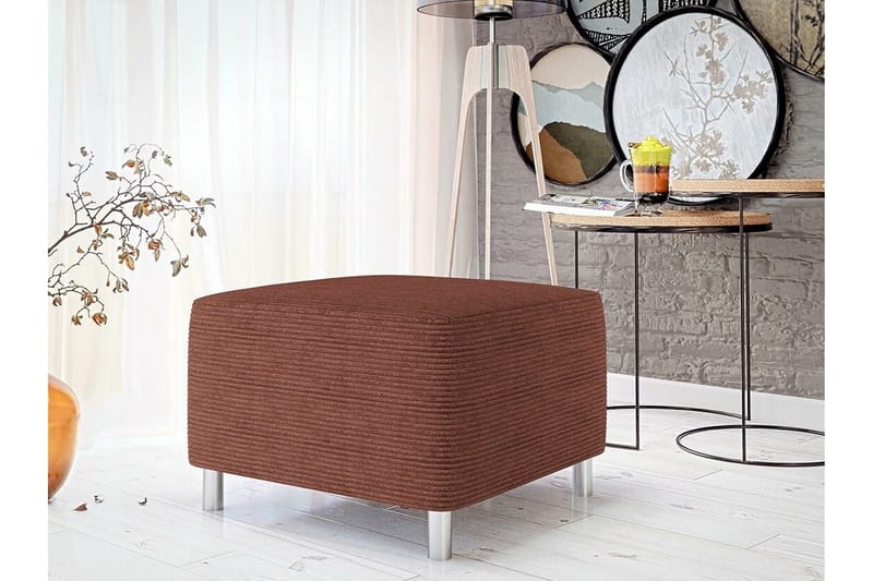 Kintore Fotpall 56 cm NO_BRAND Copper - Möbler - Stolar & fåtöljer - Pall & puff - Fotpall