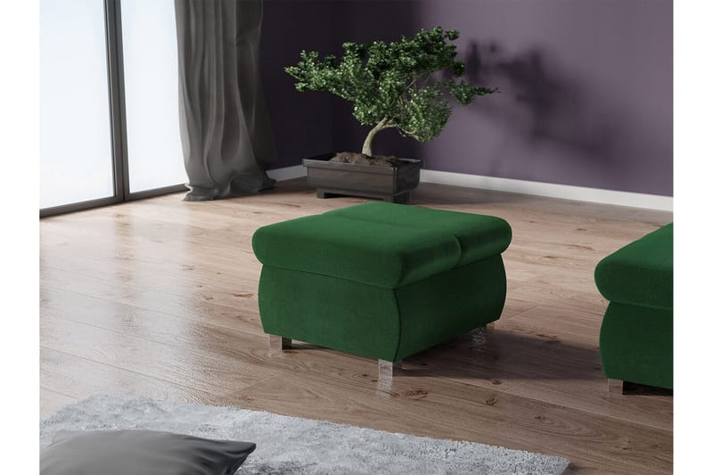 Kintore Fotpall 60 cm Dark green - Möbler - Stolar & fåtöljer - Pall & puff - Fotpall