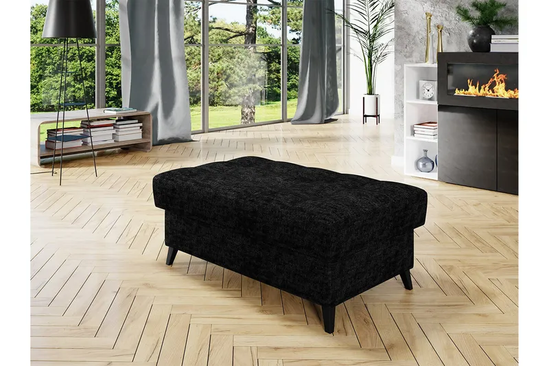 Kintore Fotpall 67 cm Black - Möbler - Stolar & fåtöljer - Pall & puff - Fotpall