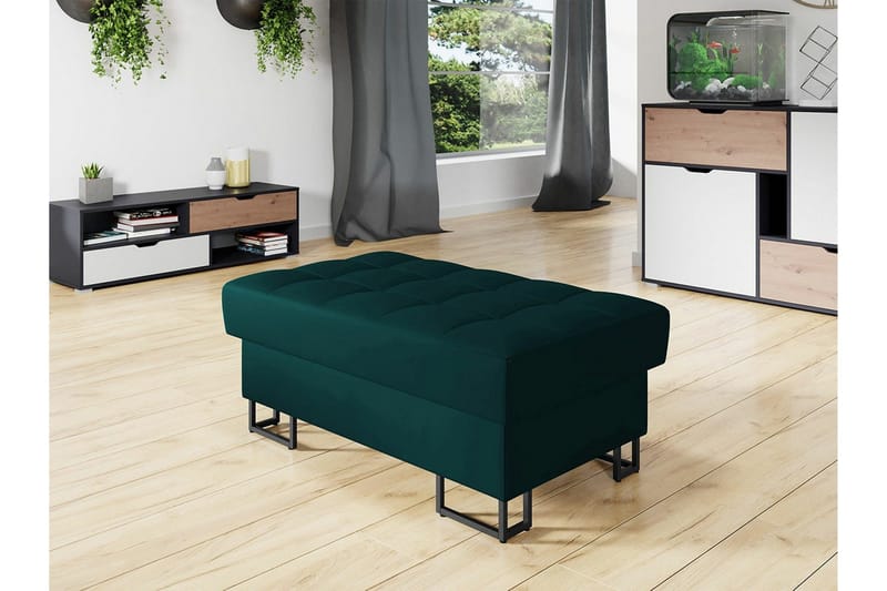 Kintore Fotpall 67 cm Dark green - Möbler - Stolar & fåtöljer - Pall & puff - Fotpall