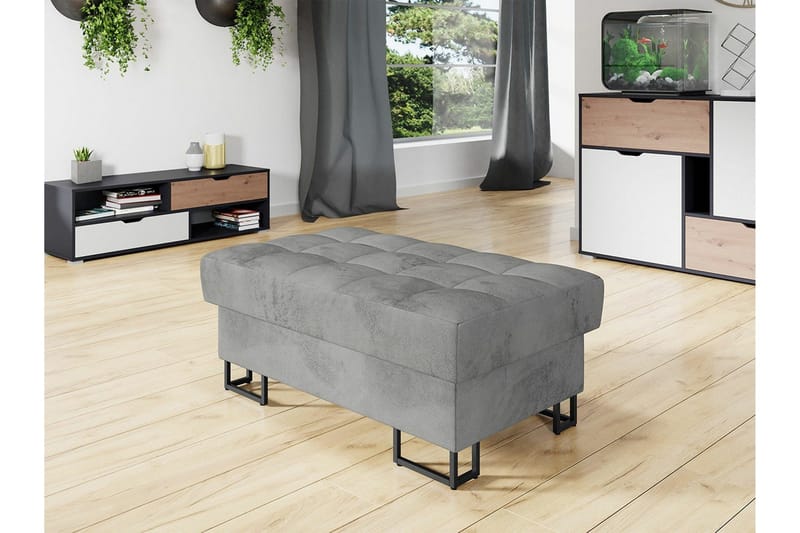 Kintore Fotpall 67 cm Ljusgrå - Möbler - Stolar & fåtöljer - Pall & puff - Fotpall