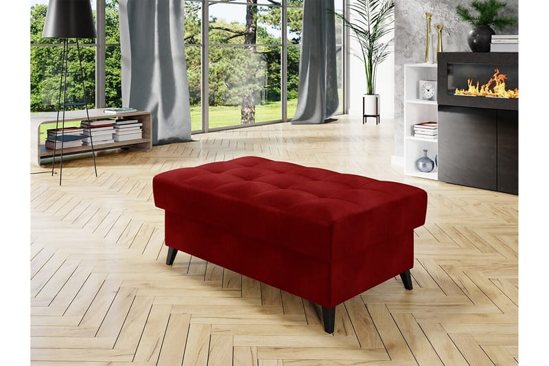 Kintore Fotpall 67 cm Red - Möbler - Stolar & fåtöljer - Pall & puff - Fotpall