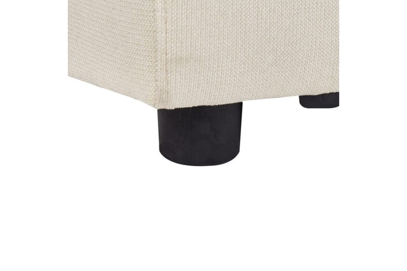 Fotpall Kohlo Beige/svart - Beige/svart - Möbler - Stolar & fåtöljer - Pall & puff - Fotpall