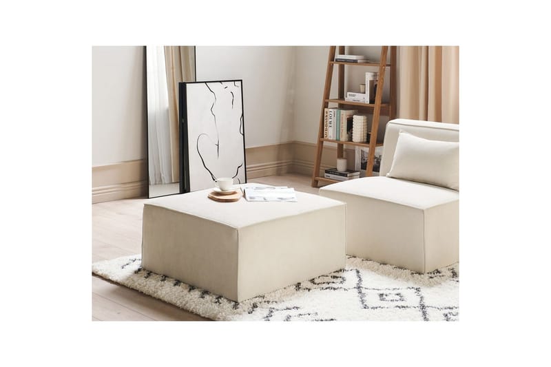 Fotpall Lemvig Beige - Beige - Möbler - Stolar & fåtöljer - Pall & puff - Fotpall