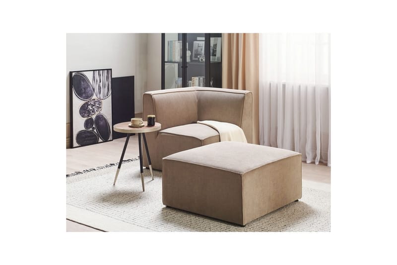 Fotpall Lemvig Taupe - Taupe - Möbler - Stolar & fåtöljer - Pall & puff - Fotpall