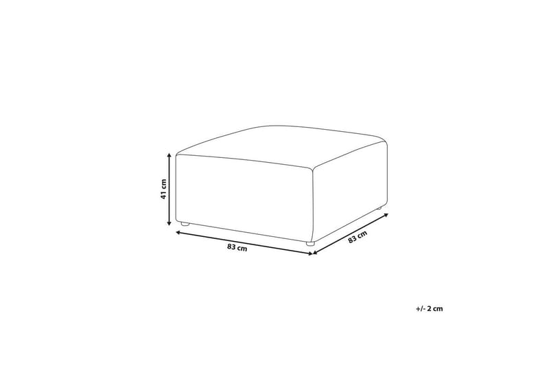 Fotpall Lemvig Vit - Vit - Möbler - Stolar & fåtöljer - Pall & puff - Fotpall