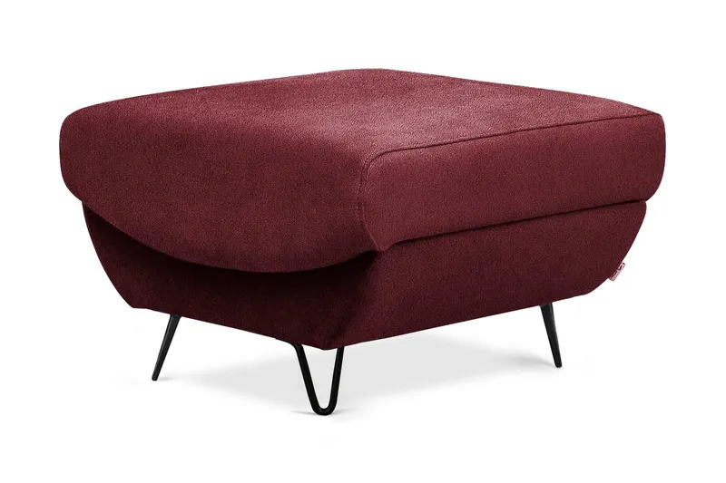 Lence Fotpall - Röd - Möbler - Stolar & fåtöljer - Pall & puff - Fotpall