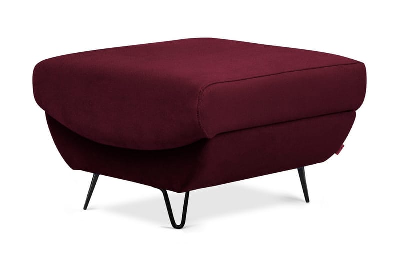 Lence Fotpall - Röd - Möbler - Stolar & fåtöljer - Pall & puff - Fotpall