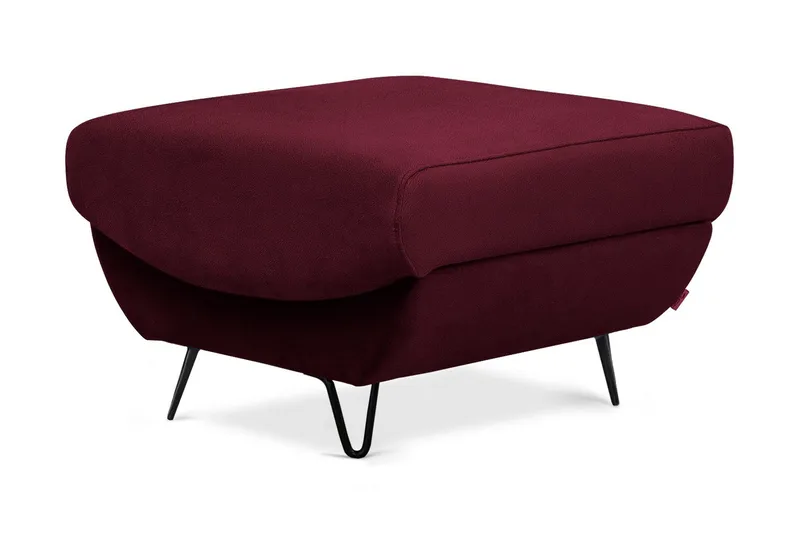 Lence Fotpall - Röd - Möbler - Stolar & fåtöljer - Pall & puff - Fotpall