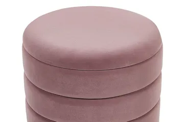 Lerbodatorp Fotpall med Förvaring 2-pack - Rosa - Möbler - Stolar & fåtöljer - Pall & puff - Fotpall - Fotpall med förvaring