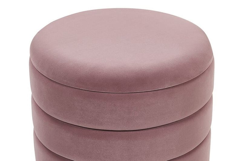 Lerbodatorp Fotpall med Förvaring 2-pack - Rosa - Möbler - Stolar & fåtöljer - Pall & puff - Fotpall - Fotpall med förvaring