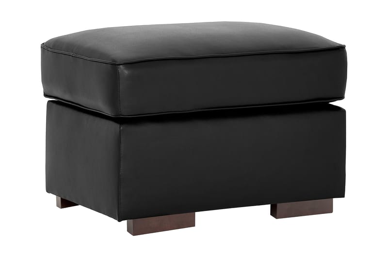 Link Fotpall 60 cm Ecoläder - Svart - Möbler - Stolar & fåtöljer - Pall & puff - Fotpall