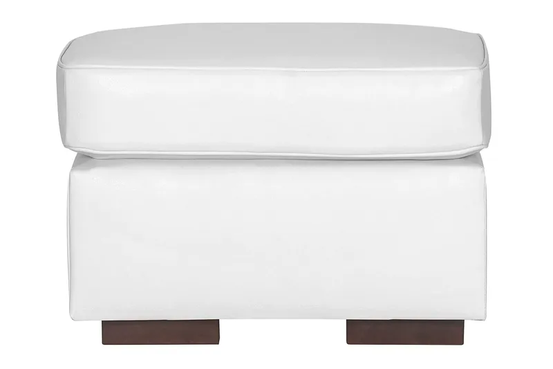 Link Fotpall 60 cm Ecoläder - Vit - Möbler - Stolar & fåtöljer - Pall & puff - Fotpall
