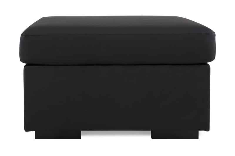 Link Fotpall 70 cm Ecoläder - Svart - Möbler - Stolar & fåtöljer - Pall & puff - Fotpall
