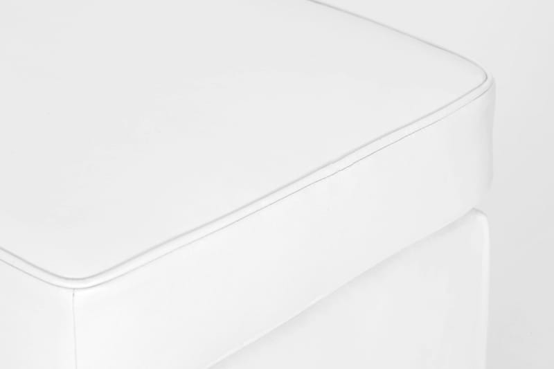 Link Fotpall 70 cm Ecoläder - Vit - Möbler - Stolar & fåtöljer - Pall & puff - Fotpall