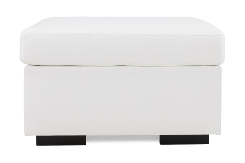 Link Fotpall 70 cm Ecoläder - Vit - Möbler - Stolar & fåtöljer - Pall & puff - Fotpall