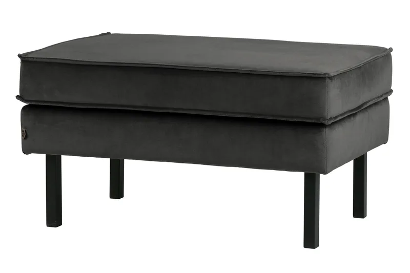 Lissbon Fotpall Sammet, Antracit