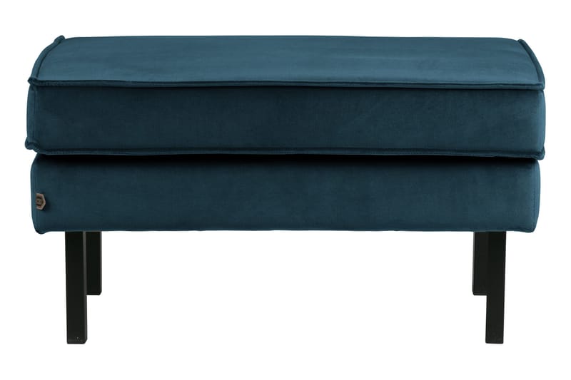 Lissbon Fotpall Sammet - Blå - Möbler - Stolar & fåtöljer - Pall & puff - Fotpall